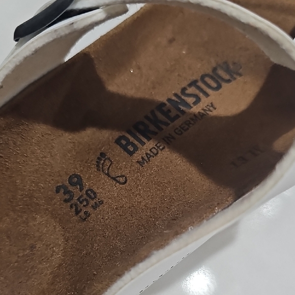 Birkenstock White and Tan Sandals - Picture 5 of 5